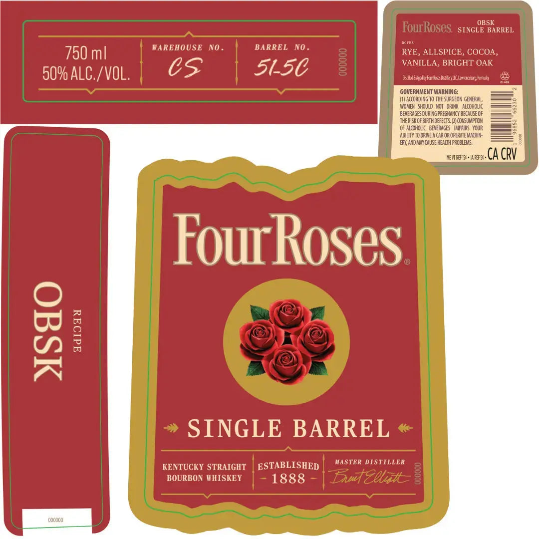 Four Roses Single Barrel OBSK – Warehouse CS Barrel 51 - 5C - Main Street Liquor