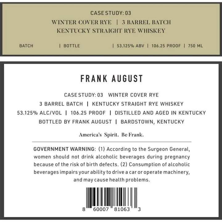 Frank August Case Study: 03 - Main Street Liquor