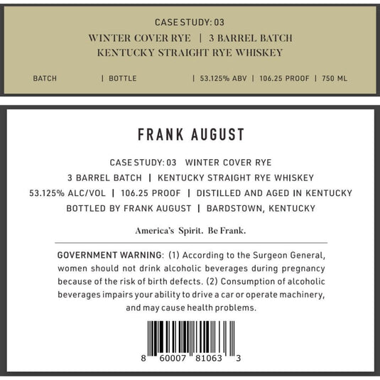 Frank August Case Study: 03 - Main Street Liquor