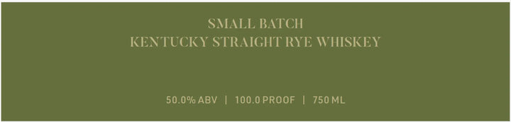 Frank August Small Batch Kentucky Straight Rye Whiskey - Main Street Liquor