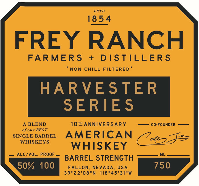 Frey Ranch Harvester Series 10th Anniversary American Whiskey 750ml - Main Street Liquor