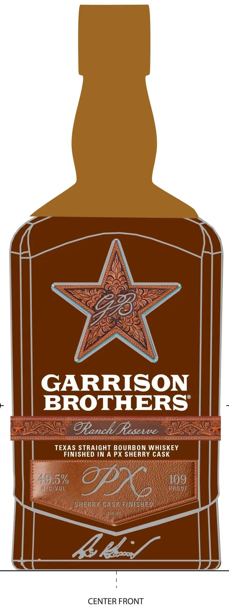 Garrison Brothers Ranch Reserve PX Sherry Cask Finished Texas Straight Bourbon Whiskey - Main Street Liquor