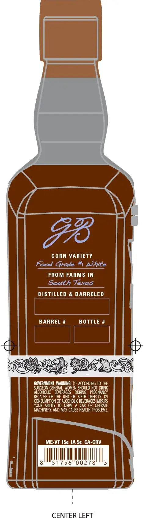 Garrison Brothers Single Barrel Cask Strength Oloroso Sherry Cask Finished Texas Straight Bourbon Whiskey - Main Street Liquor