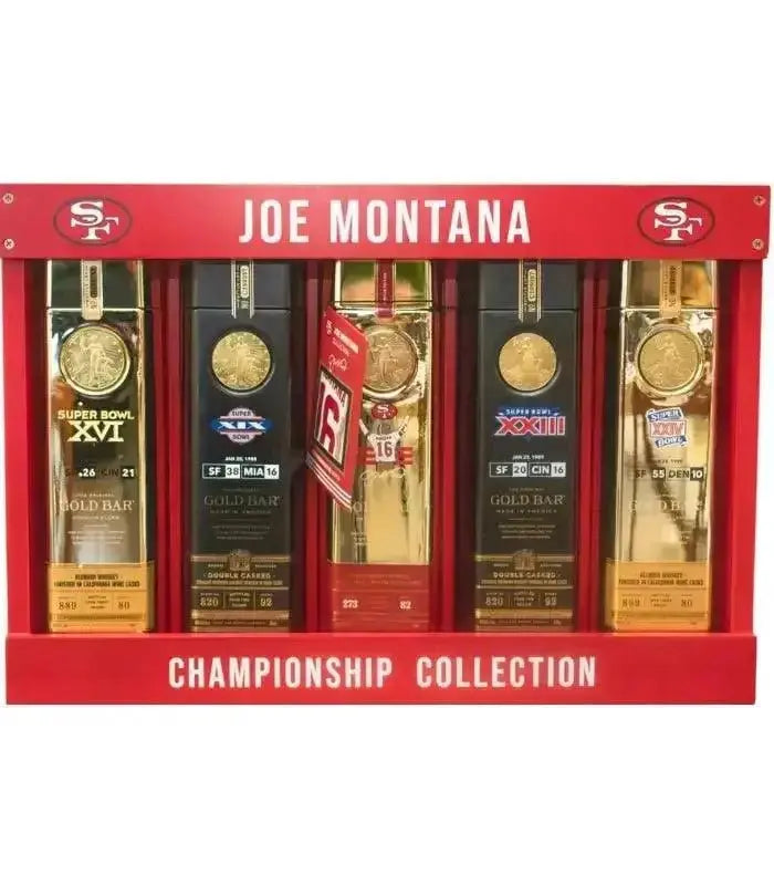 Gold Bar Joe Montana Championship Collection Gift Set - Main Street Liquor
