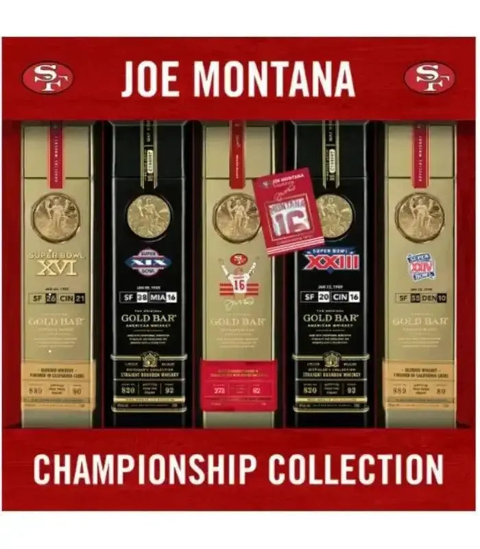 Gold Bar Joe Montana Championship Collection Gift Set - Main Street Liquor