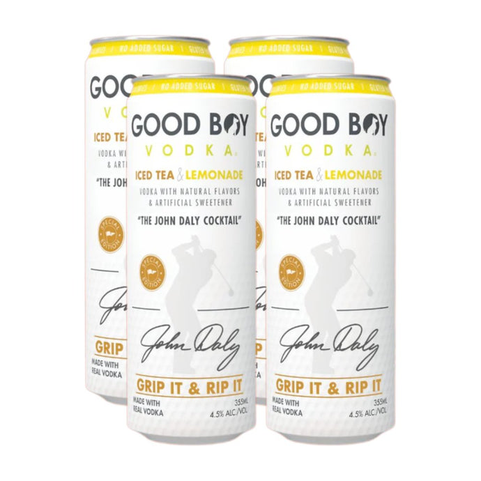 Good Boy Seltzer - John Daly Cocktail Iced Tea & Lemonade 4pk - Main Street Liquor