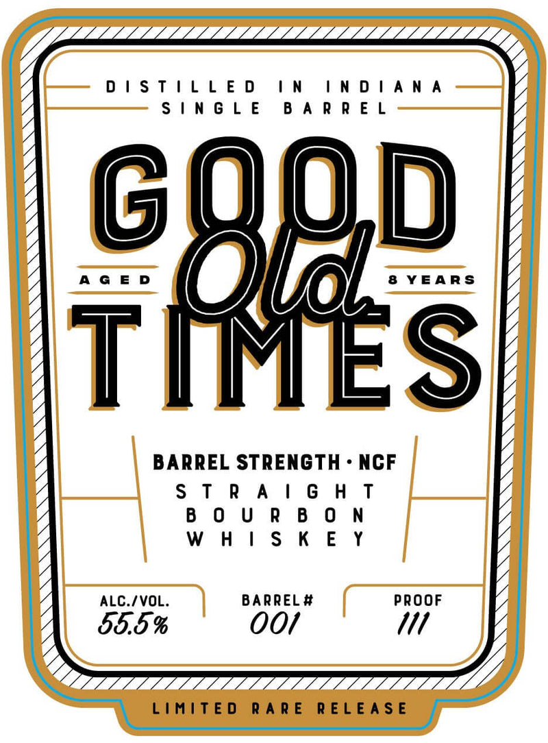 Load image into Gallery viewer, Good Old Times 8 Year Aged Single Barrel Bourbon Barrel Strength Limited Rare Release - Main Street Liquor
