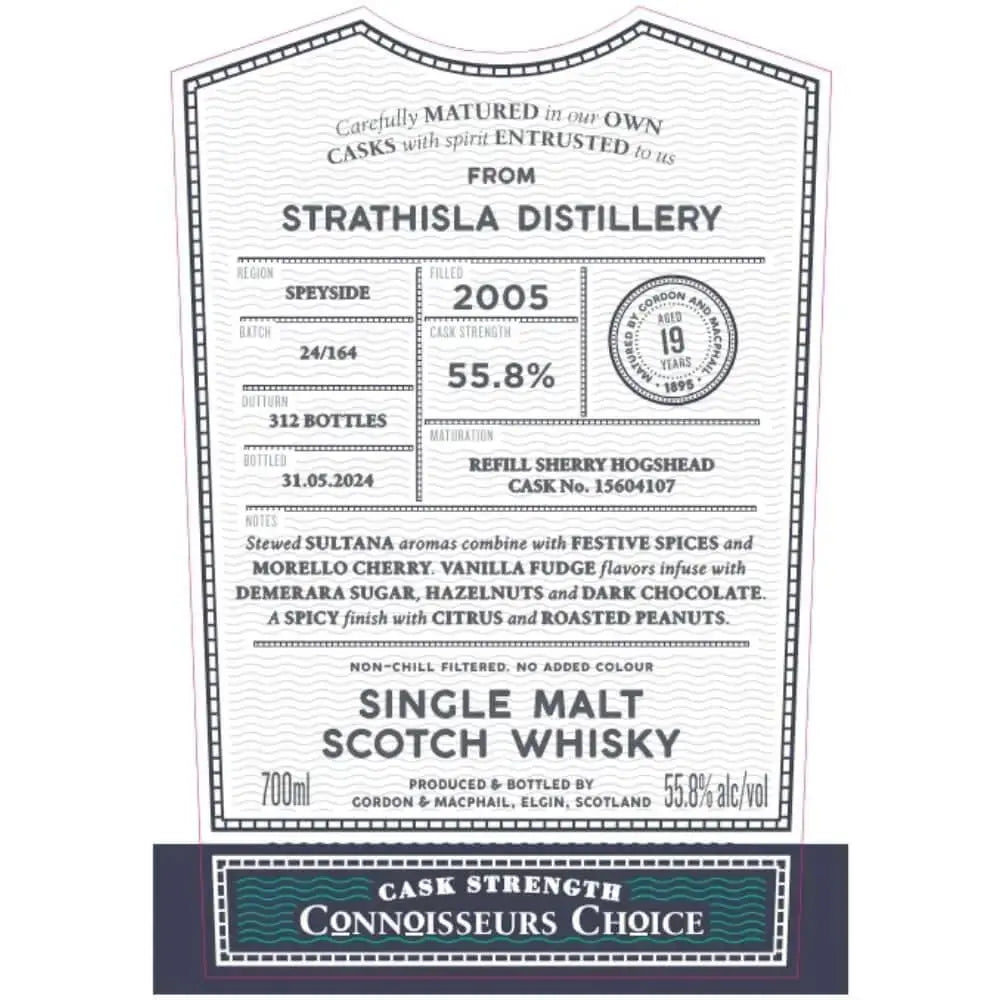 Gordon &amp; Macphail 2005 Strathisla 19 Year Old - Main Street Liquor