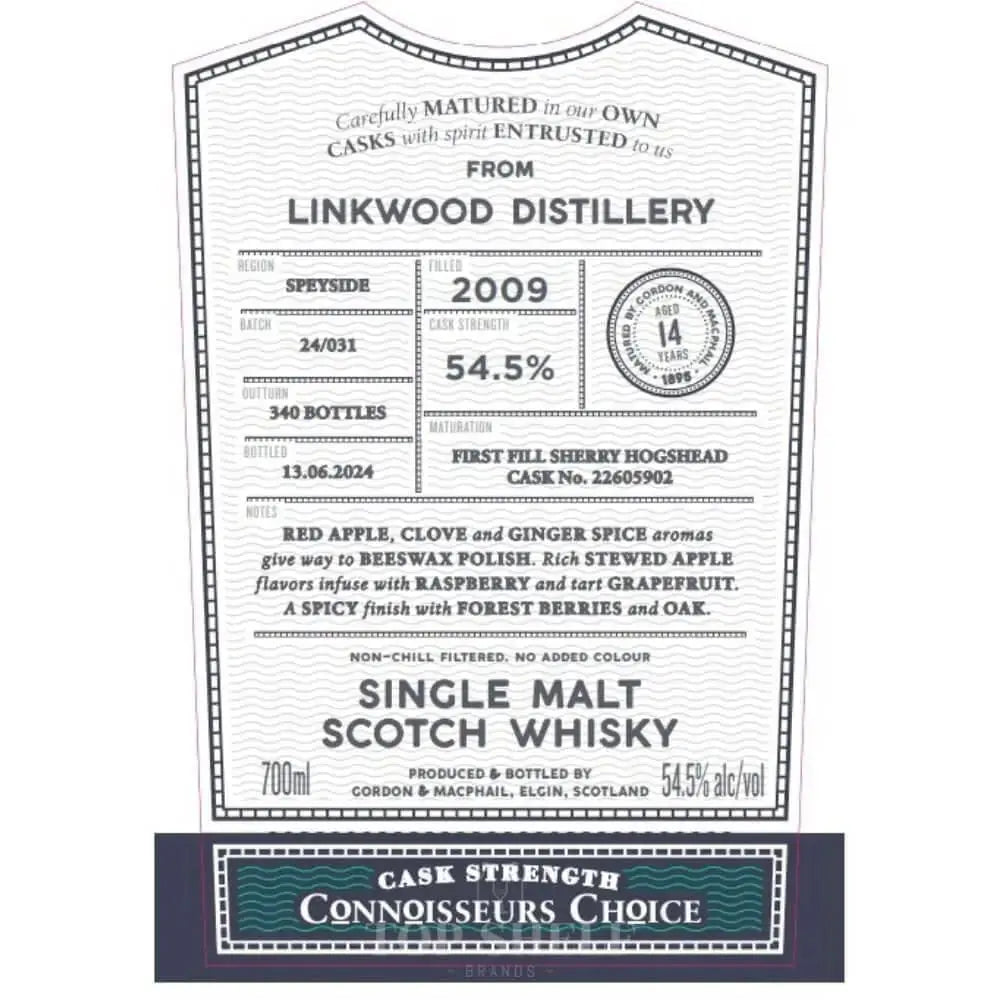 Gordon &amp; MacPhail 2009 Linkwood 14 Year Old Connoisseurs Choice - Main Street Liquor