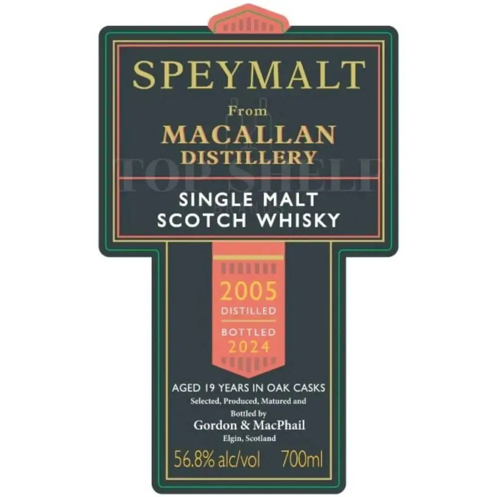 Gordon & MacPhail Speymalt 2005 Macallan Bottled 2024 - Main Street Liquor