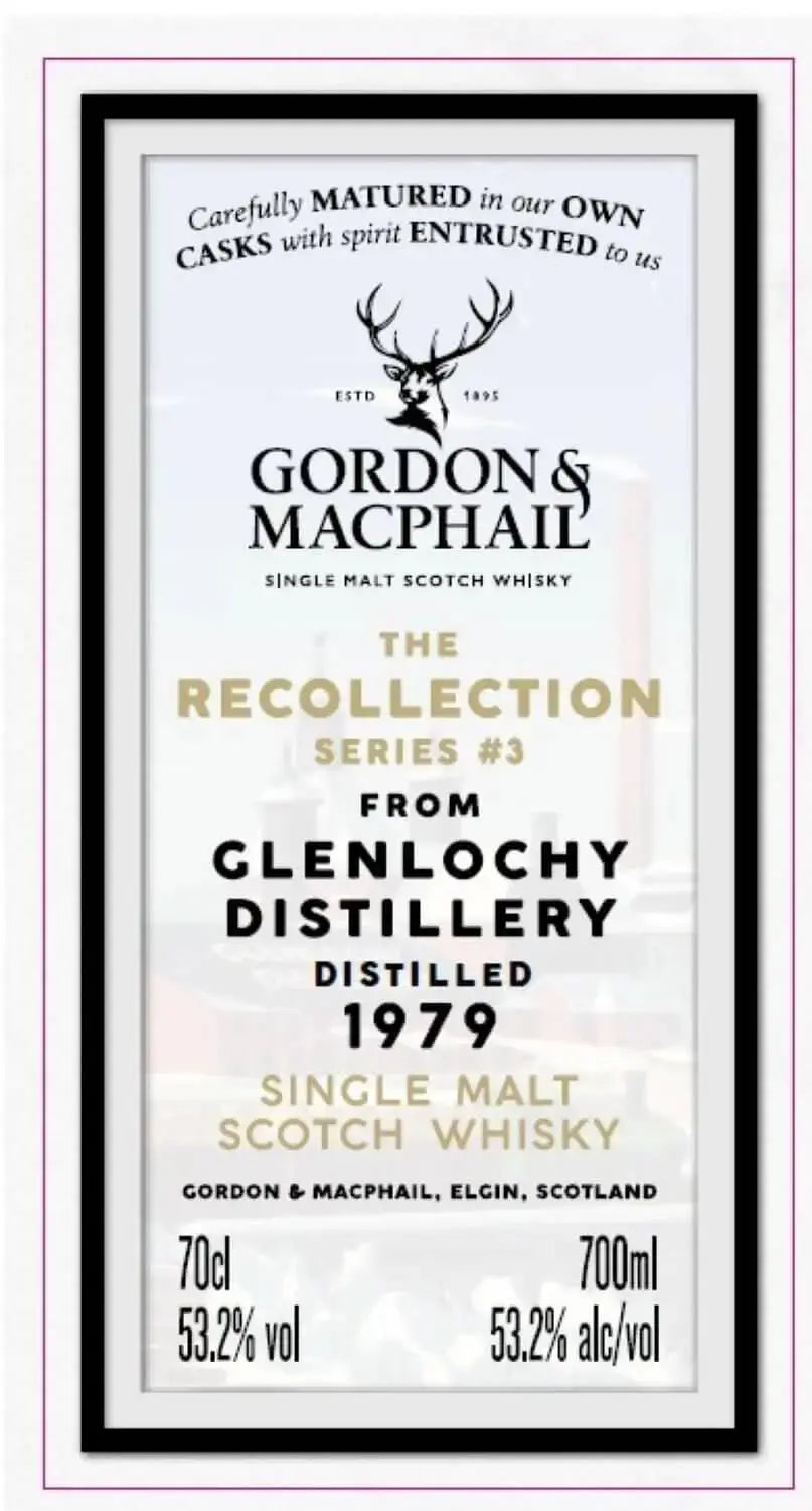 Gordon & MacPhail The Recollection Series 3 Glenlochy 1979 Single Malt Scotch Whisky 700mL - Main Street Liquor