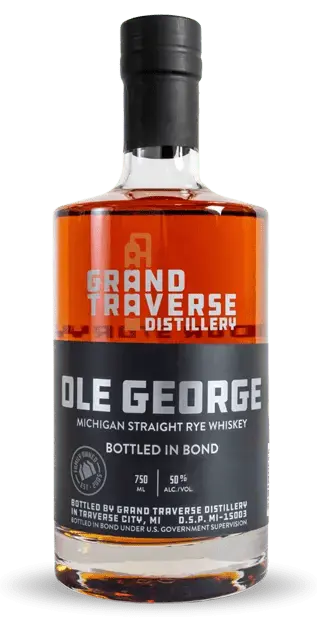 Grand Traverse Distillery Ole George Bottled in Bond Michigan Straight Rye Whiskey - Main Street Liquor