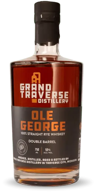 Grand Traverse Distillery Ole George Double Barrel 100% Straight Rye Whiskey - Main Street Liquor