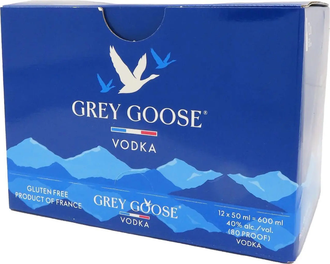 Grey Goose Aluminum 50ml 12pk - Main Street Liquor
