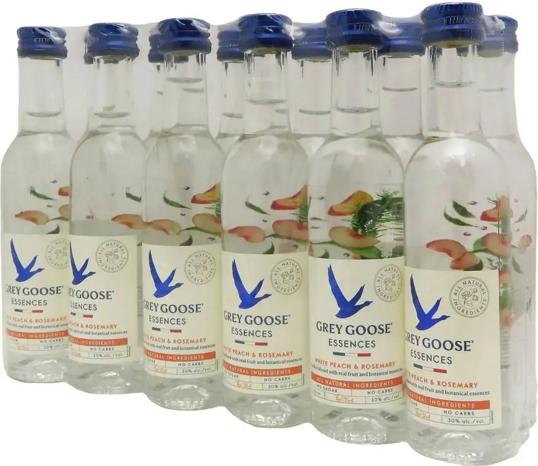 Grey Goose Essences White Peach &amp; Rosemary 50ml 12pk - Main Street Liquor