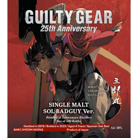 Guilty Gear Single Malt Sol Badguy Ver. 25th Anniversary - Main Street Liquor