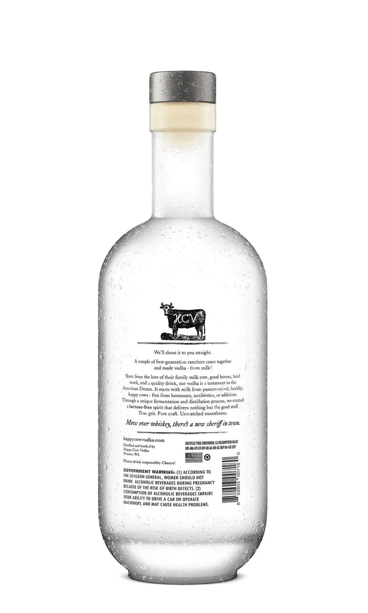 Happy Cow Milk Vodka 750mL 80 Proof - Main Street Liquor