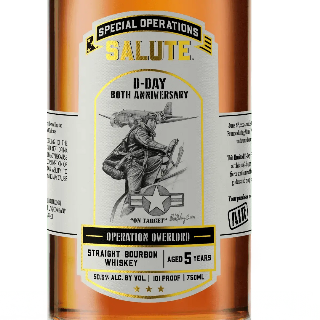Heritage Distilling Co Special Operations Salute™ Whiskey - D - Day 80th Anniversary - AIR - Main Street Liquor