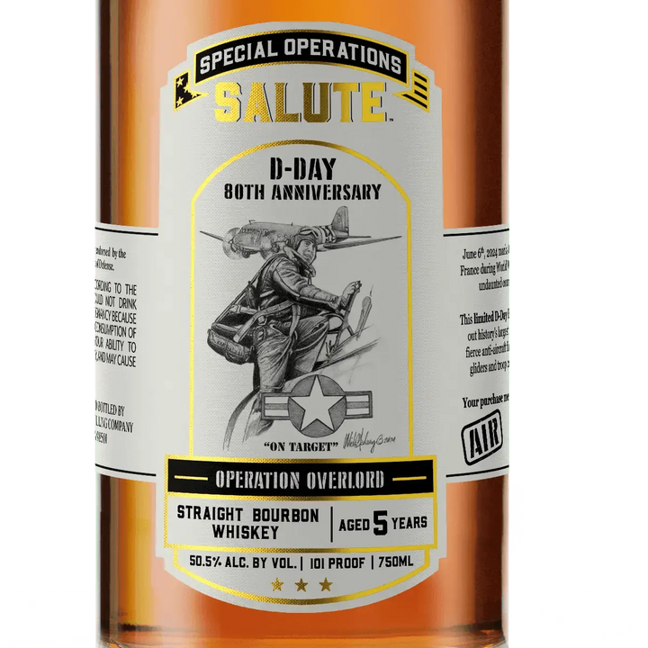 Heritage Distilling Co Special Operations Salute™ Whiskey - D - Day 80th Anniversary - AIR - Main Street Liquor
