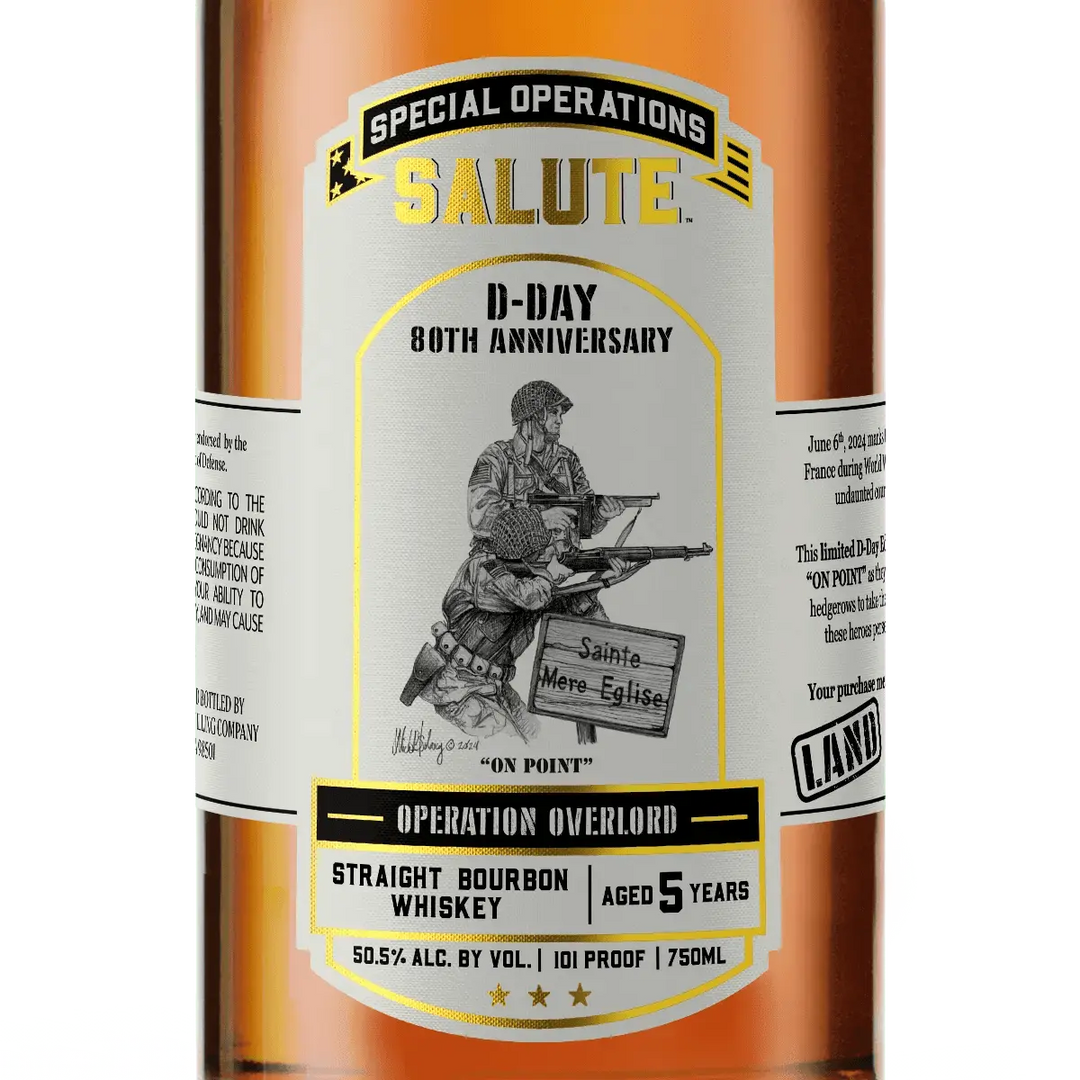 Heritage Distilling Co Special Operations Salute™ Whiskey - D - Day 80th Anniversary - LAND - Main Street Liquor