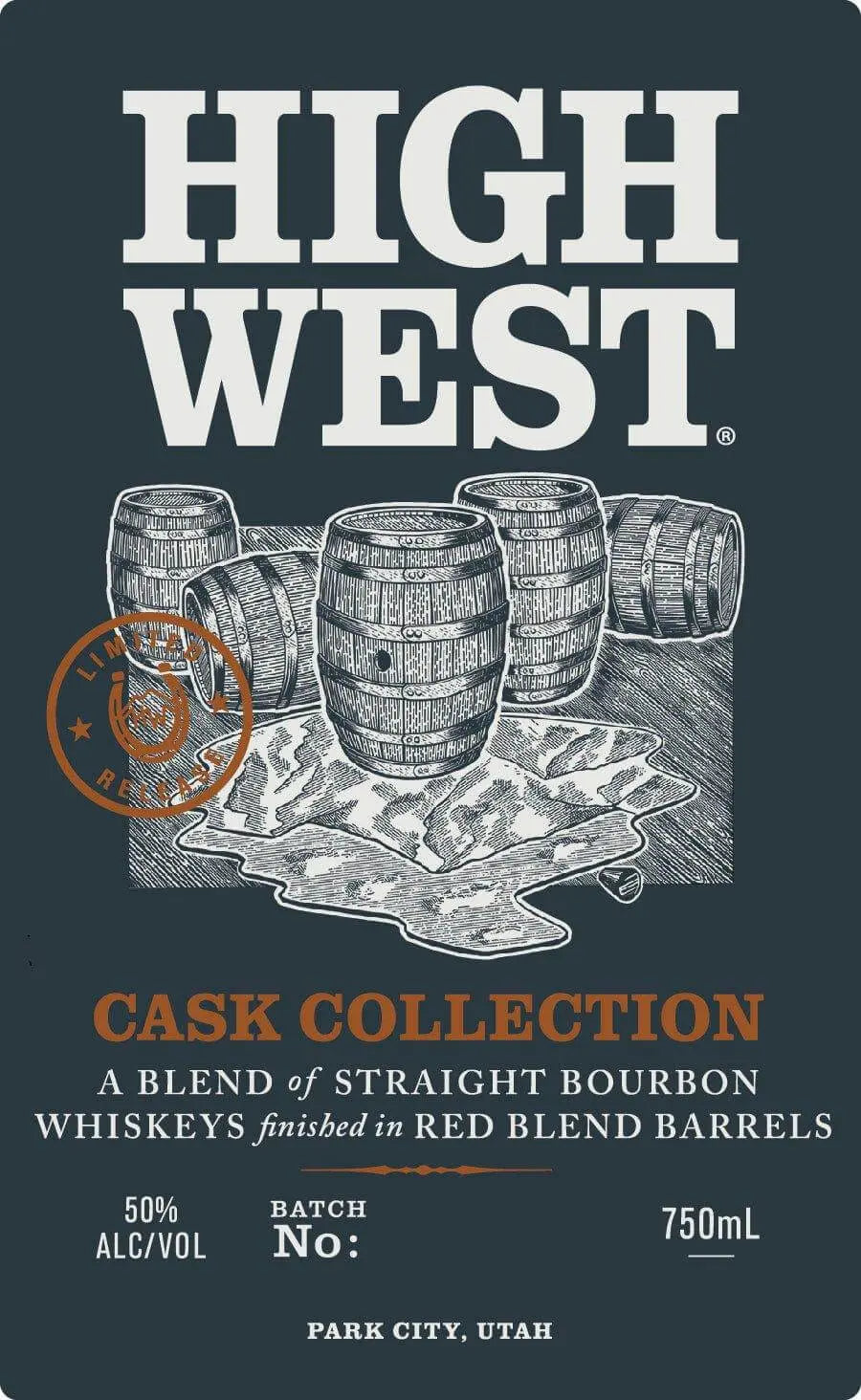 High West Cask Collection Straight Bourbon Whiskey Red Blend Barrel Finished - Main Street Liquor