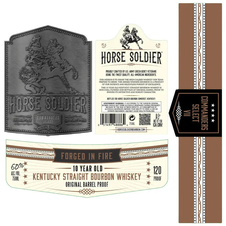 Horse Soldier Commander’s Select VII 10 Year Barrel Proof Bourbon - Main Street Liquor
