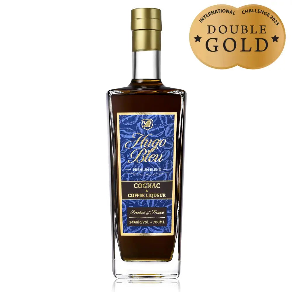 Hugo Bleu Cognac &amp; Coffee Liqueur 700mL - Main Street Liquor