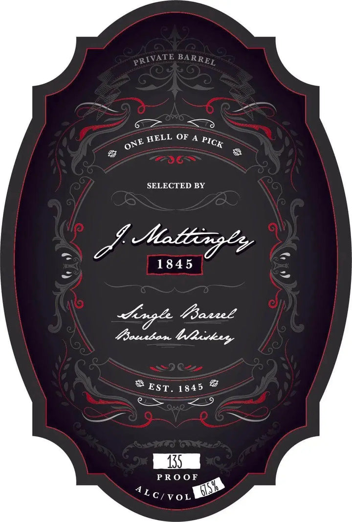 J. Mattingly 1845 “Deluxe Cherry Pie, Oh My!” Single Barrel Bourbon Private Pick - Main Street Liquor