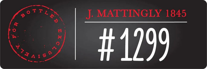 J. Mattingly 1845 Single Barrel Bourbon Whiskey Private Barrel 1299 - Main Street Liquor