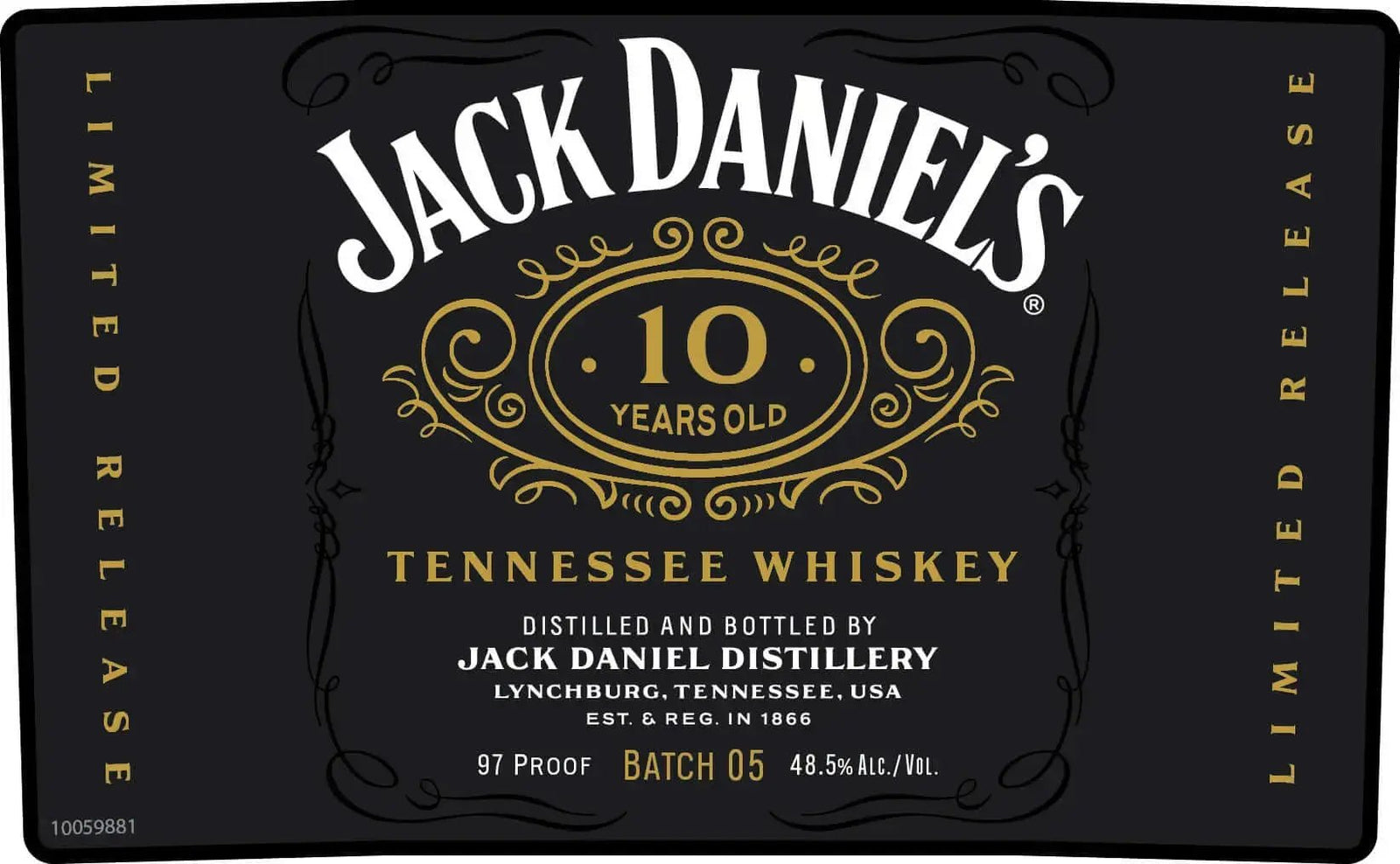 Jack Daniel's 10 Year Old Tennessee Whiskey Batch 05 - Main Street Liquor