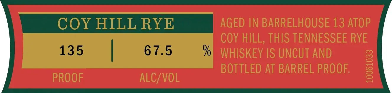 Jack Daniel’s Coy Hill Rye 2026 Special Release Single Barrel Barrel Proof Tennessee Rye Whiskey - Main Street Liquor