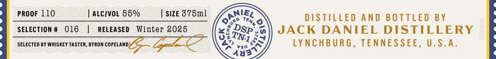 Jack Daniel’s Distillery Series Tennessee Rye Table Syrup Barrel - Main Street Liquor