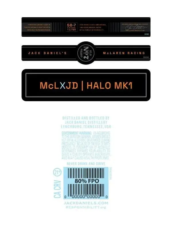 Jack Daniel's & McLaren Racing Tennessee Whiskey - Limited Edition 1L - Main Street Liquor