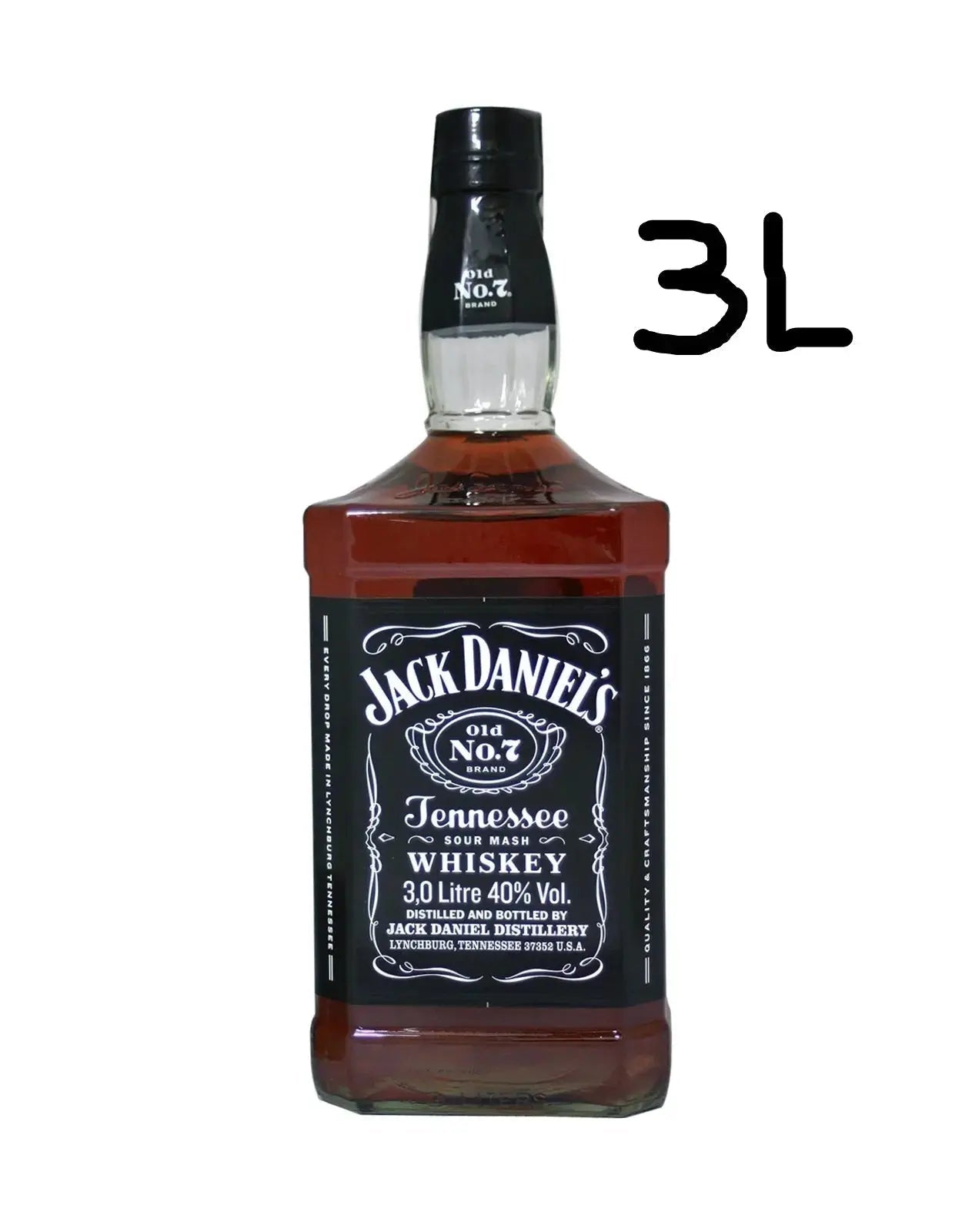 Jack Daniel's Old No. 7 Tennessee Whiskey Double Magnum 3 Litre - Main Street Liquor