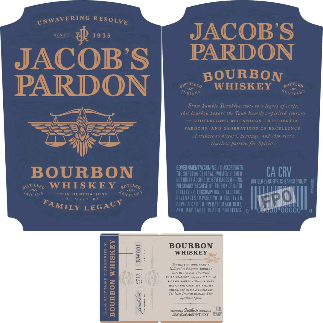 Jacob’s Pardon Bourbon Whiskey Batch 001 - Main Street Liquor