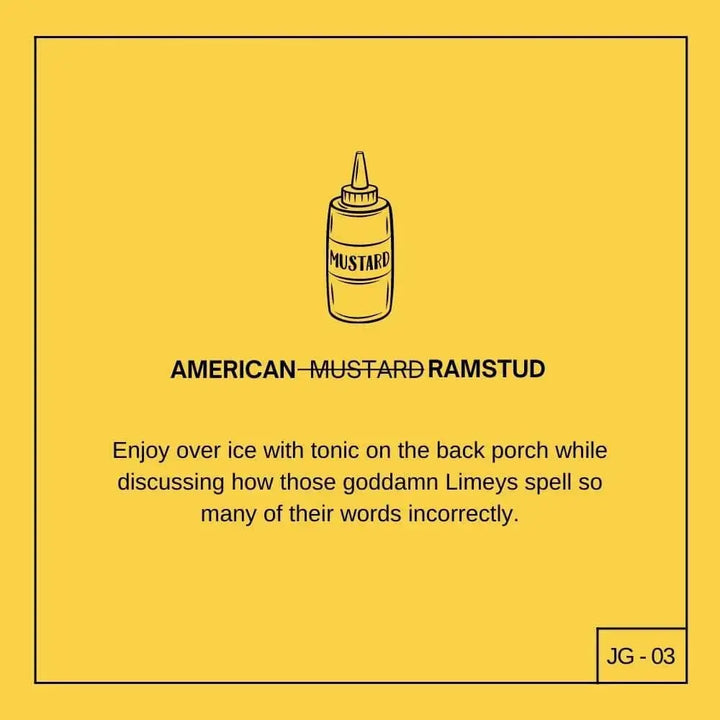 James Gin American Ramstud 700mL W/ Souvenir Gift Key Chain - Main Street Liquor