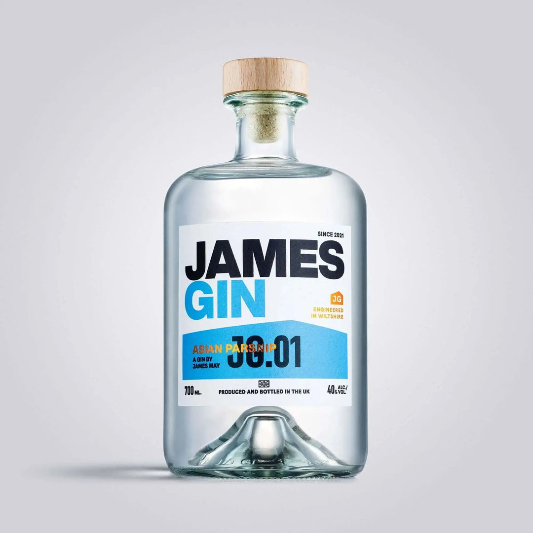 James Gin Asian Parsnip 700mL 80 Proof W/ Souvenir Gift Key Chain - Main Street Liquor