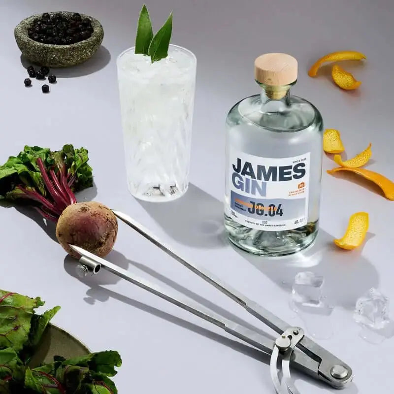 James Gin London Drizzle 700mL 80 Proof W/ Souvenir Gift Key Chain - Main Street Liquor