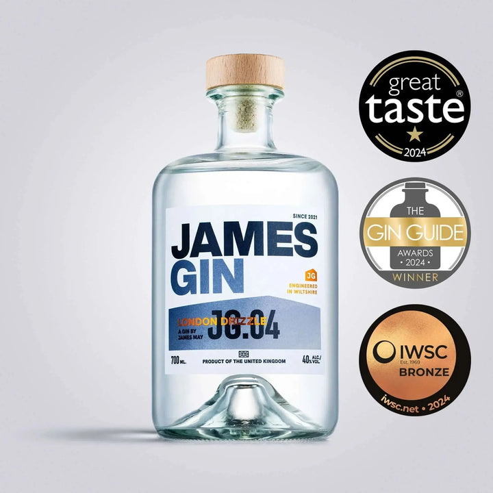 James Gin London Drizzle 700mL 80 Proof W/ Souvenir Gift Key Chain - Main Street Liquor