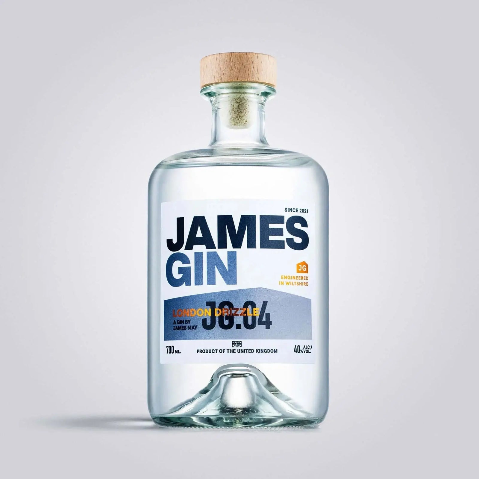 James Gin London Drizzle 700mL 80 Proof W/ Souvenir Gift Key Chain - Main Street Liquor