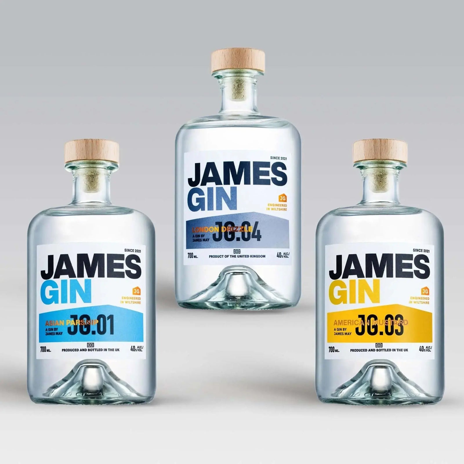 James Gin The Power of Three Bundle W/ Souvenir Gift Key Chain - Main Street Liquor