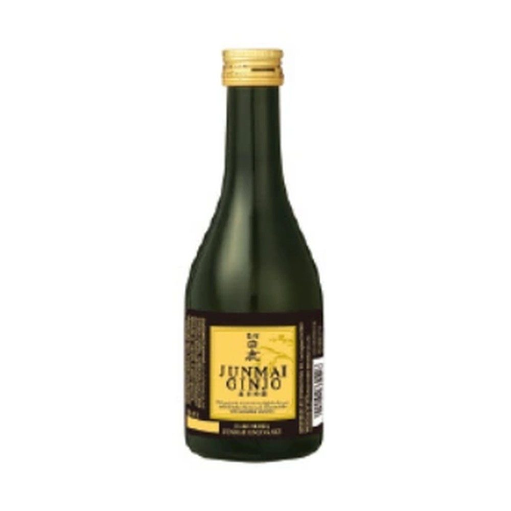 Hakushika Gold Label Junmai Ginjo Sake 300ml - Case of 12