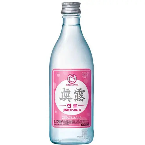 Jinro Is Back Zero Sugar Soju 375mL - Main Street Liquor