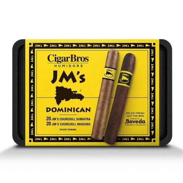 JM's 40 Premium Cigars Set + Personal Humidor by CigarBros - Main Street Liquor