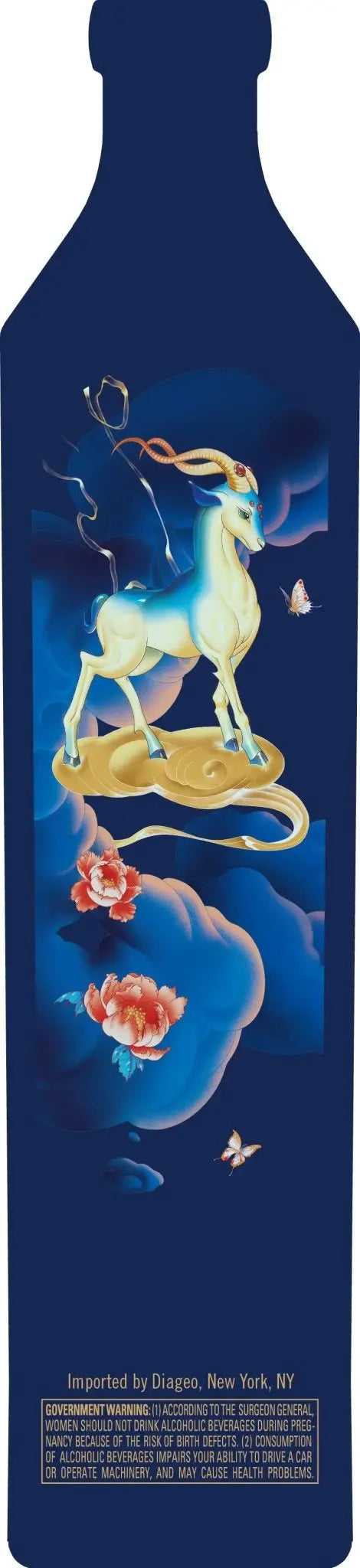 Johnnie Walker Blue Label Year of The Fire Goat Lunar New Year By JiaYi Li Blended Scotch Whisky - Main Street Liquor