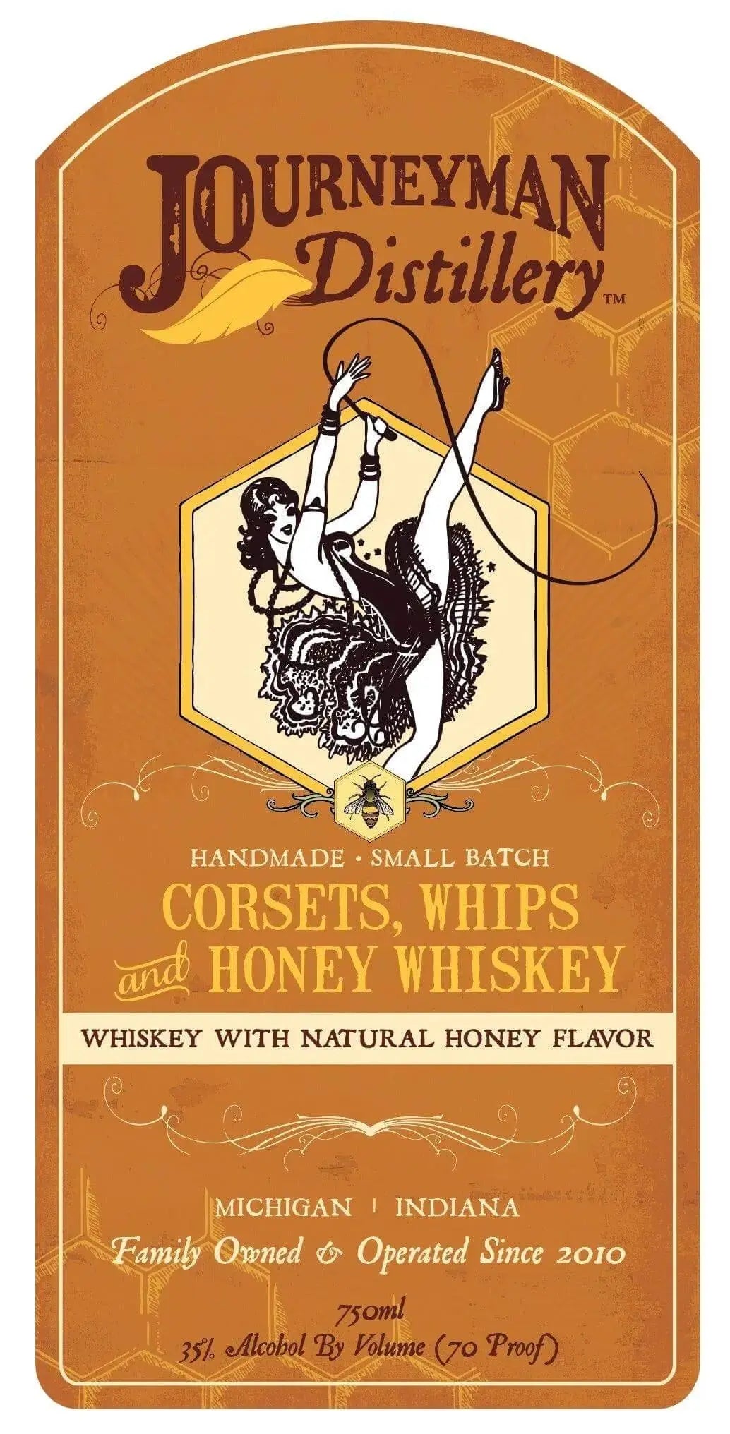 Journeyman Distillery Corsets, Whips and Honey Whiskey - Main Street Liquor