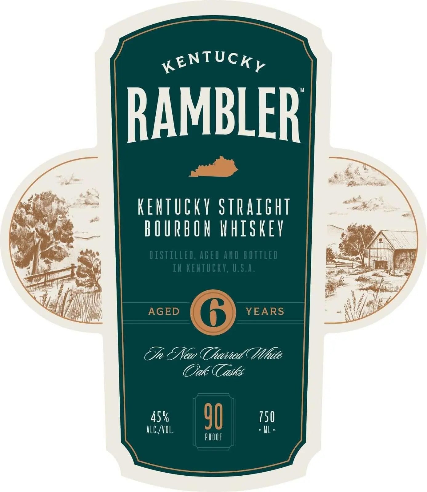 Kentucky Rambler 6 - Year Kentucky Straight Bourbon Whiskey - Main Street Liquor