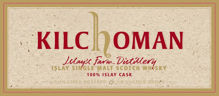 Kilchoman 10 Year Old 100% Islay Cask Bourbon Single Cask Scotch Whisky 700mL - Main Street Liquor