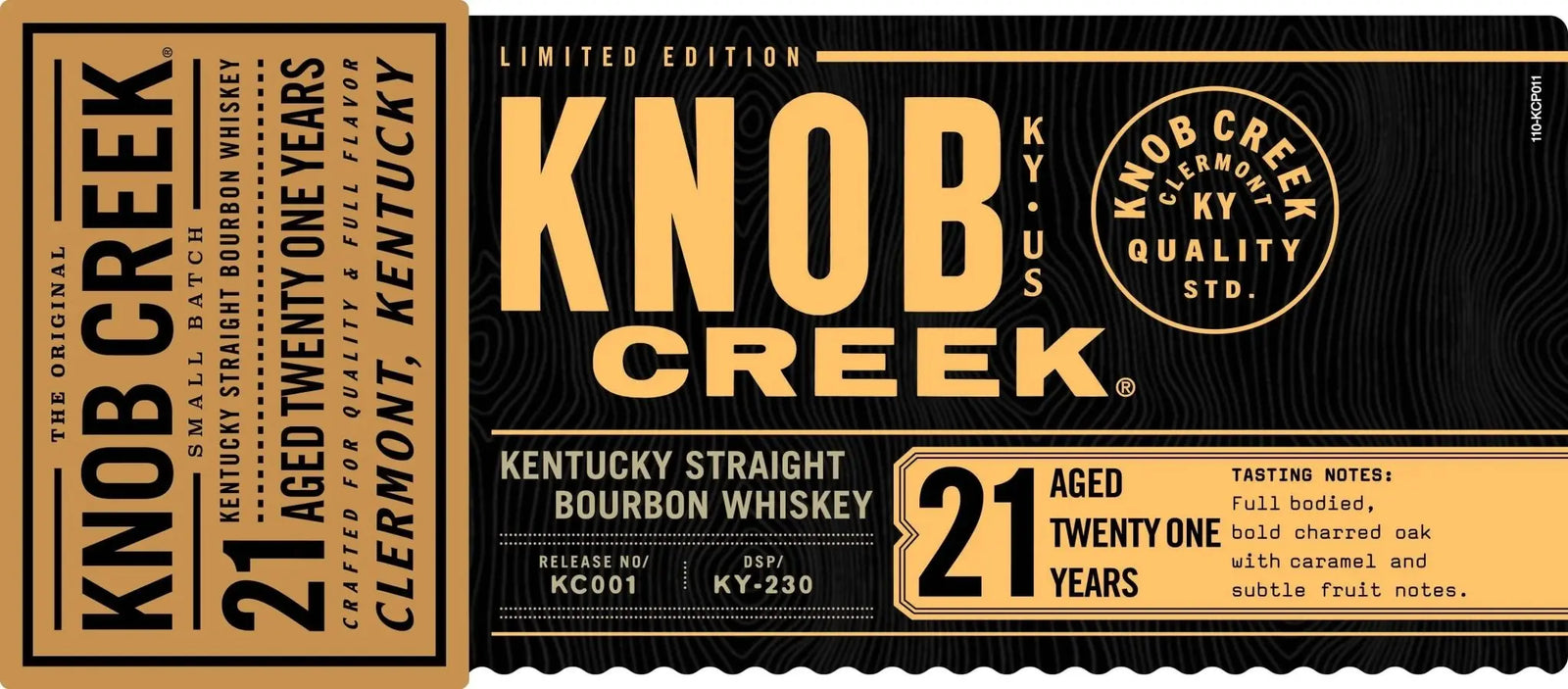 Knob Creek 21 Year Limited Edition Kentucky Straight Bourbon Whiskey - Main Street Liquor