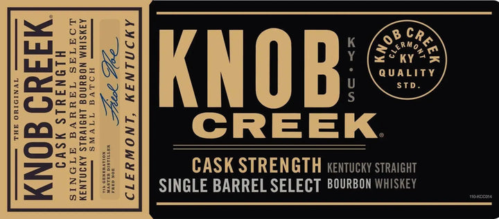Knob Creek Cask Strength Single Barrel Select Bourbon Whiskey - Main Street Liquor